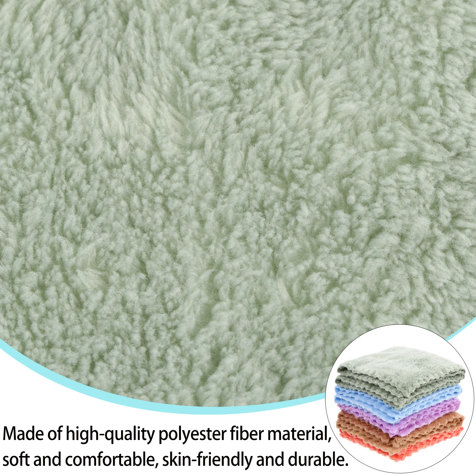 10 قطع من مناشف الحمام، مناشف ناعمة قابلة لإعادة الاستخدام، ماصة، سريعة الجفاف، حديثي الولادة، تنظيف يدوي للوجه