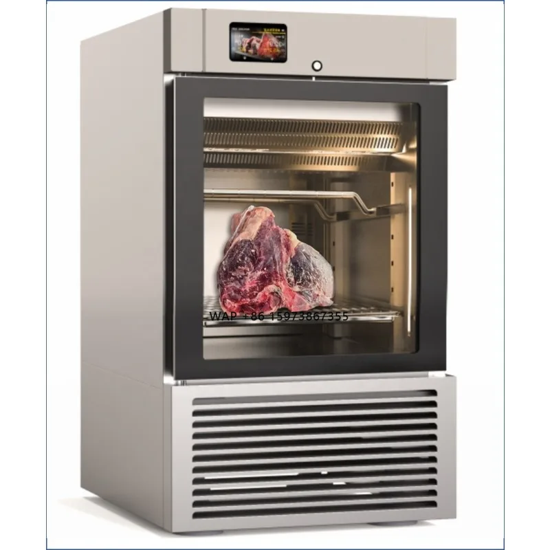Single-Temperature Display Cooler Fridge 30KG Beef Steak Sausage Meat Dry Aging Cabinet with Fan Cooling Refrigeration Equipment