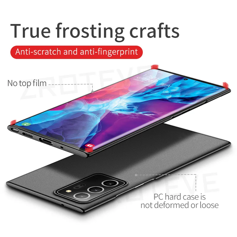 Note20 Ultra Case Zroteve Slim Hard PC Matte Cover For Samsung Galaxy Note 20 9 10 Note10 Lite S20 S21 FE S22 S23 S24 Plus Cases