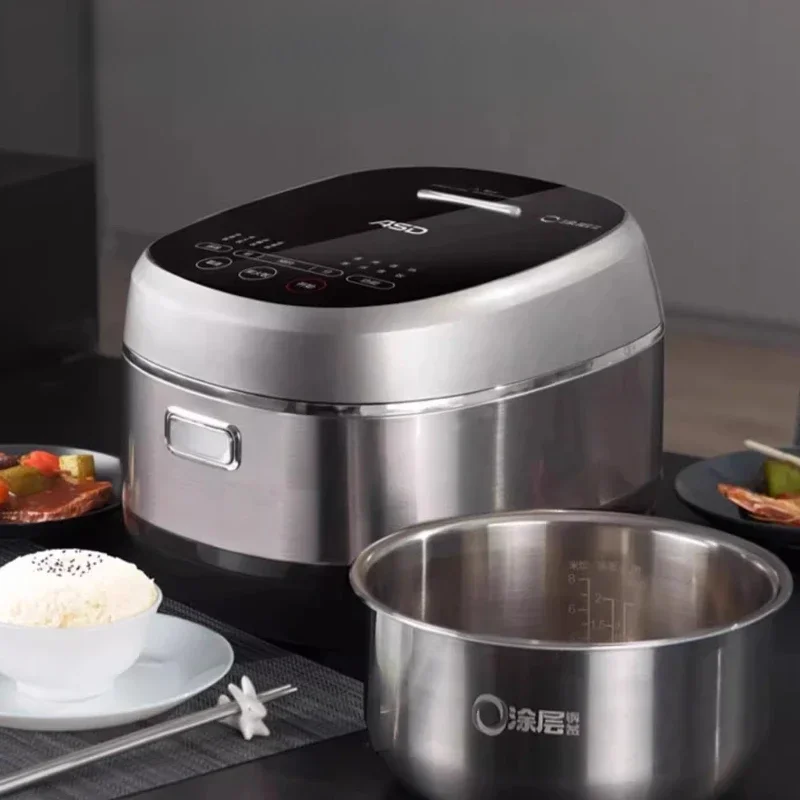 316L stainless steel inner tank rice cooker 4L uncoated large capacity 0 coated rice cooker for 3 to 4 people new style