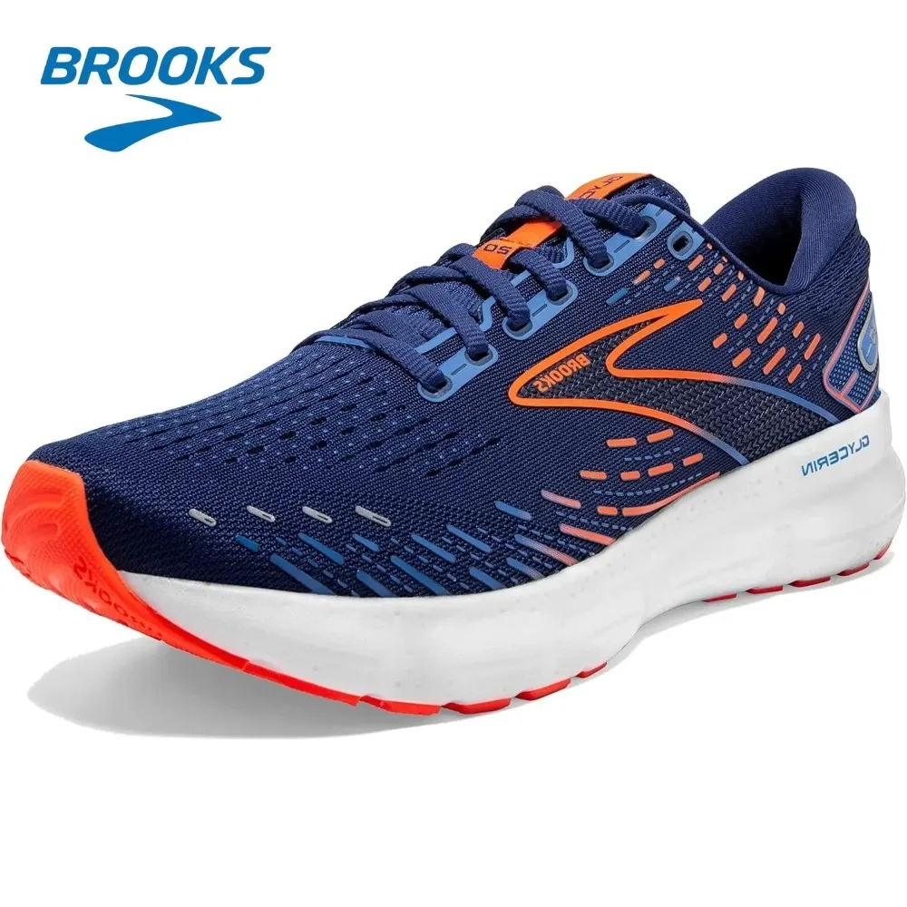 حذاء رياضي Brooks Men's، Glycerin GTS 20 خفيف الوزن للجري للرجال