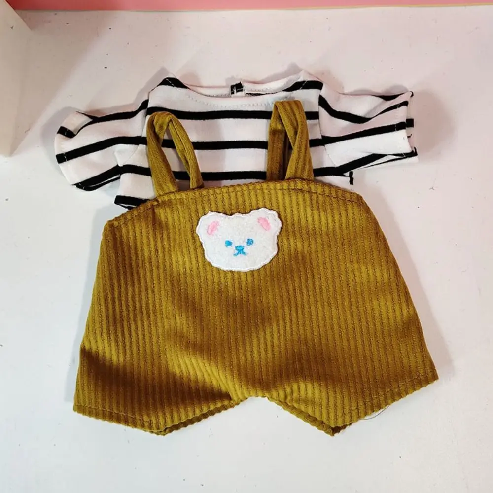 Paño de regalo Linabelle muñeca camisola pantalones Kawaii ropa de muñeca de algodón ropa Labubu multicolor para Linabelle de 40cm