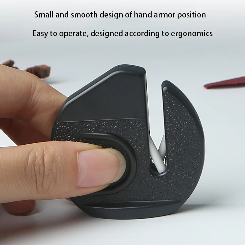Mini Portable Knife Sharpener Kitchen Household Handheld Grindstones Convenient Quick Whetstone Multifunction Sharpeners image 2