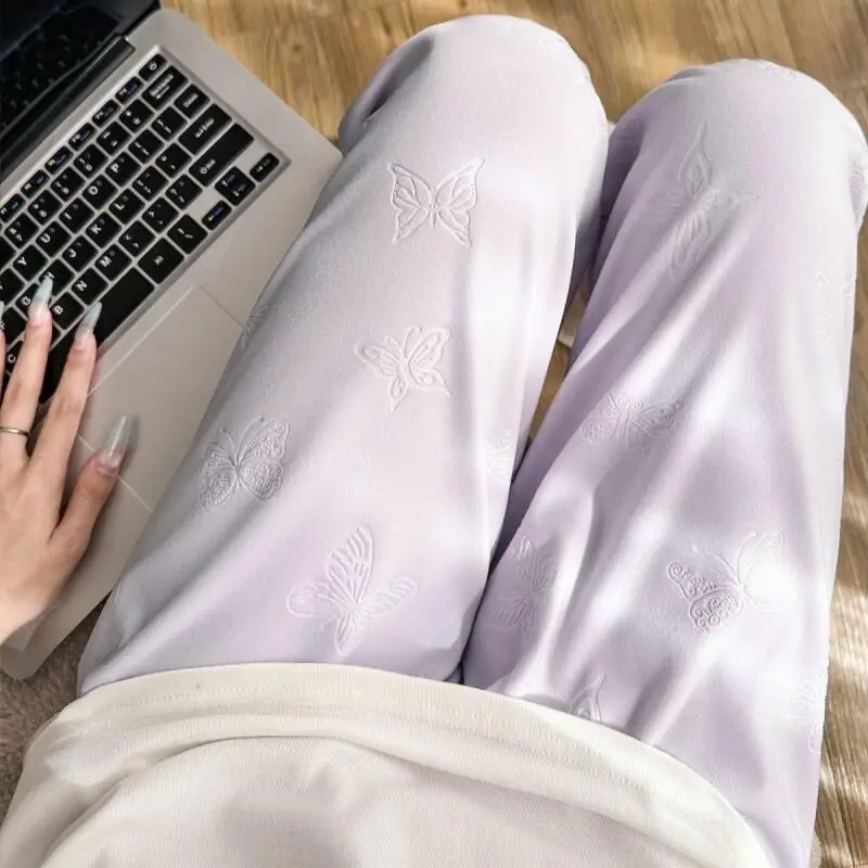 سانريو مرحبا كيتي السراويل المنزلية الدافئة والفضفاضة غير رسمية الخريف الشتاء Kawaii أنيمي موضة بنطلون الدعاوى السراويل ، مجموعة ملابس رياضية النساء #5