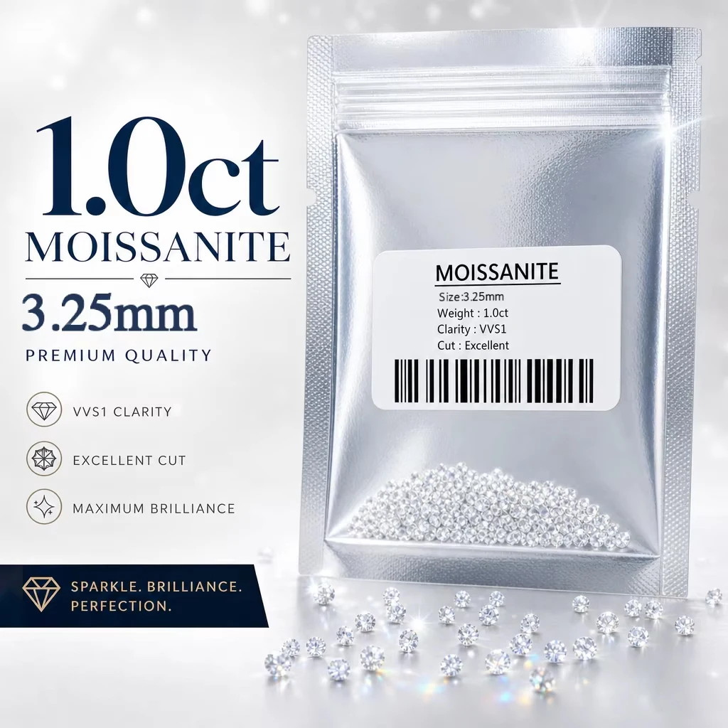 100% echte Moissan ite Pass Diamant Tester Stift gra Zertifikate d vvs1 Top Belgien Schnitt billigsten Fabrik preis Moissan ita Edelsteine