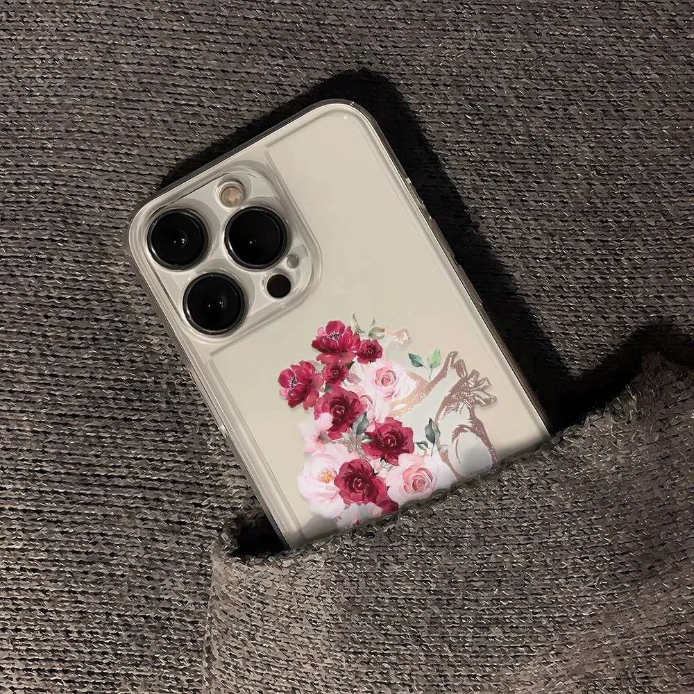 حافظة لهاتف آيفون 16 برو ماكس 15 14 13 12 11 XS X XR 7 8 Plus coque iphone 13