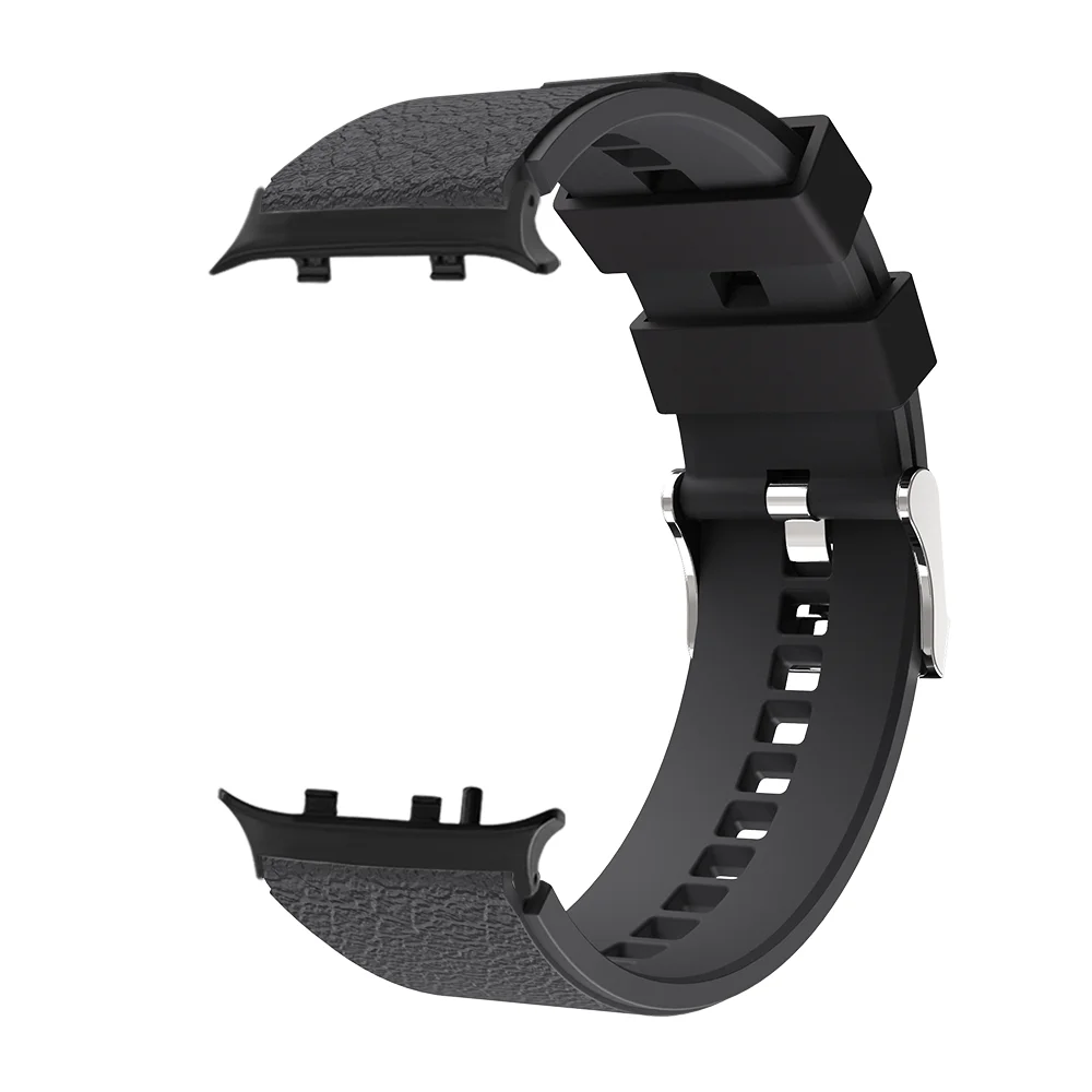 

Leather Grain Watch Strap For Huawei Watch D2 Metal Buckle Quick Release Lightweight Silicone Sport Smartwatch Band Men Women