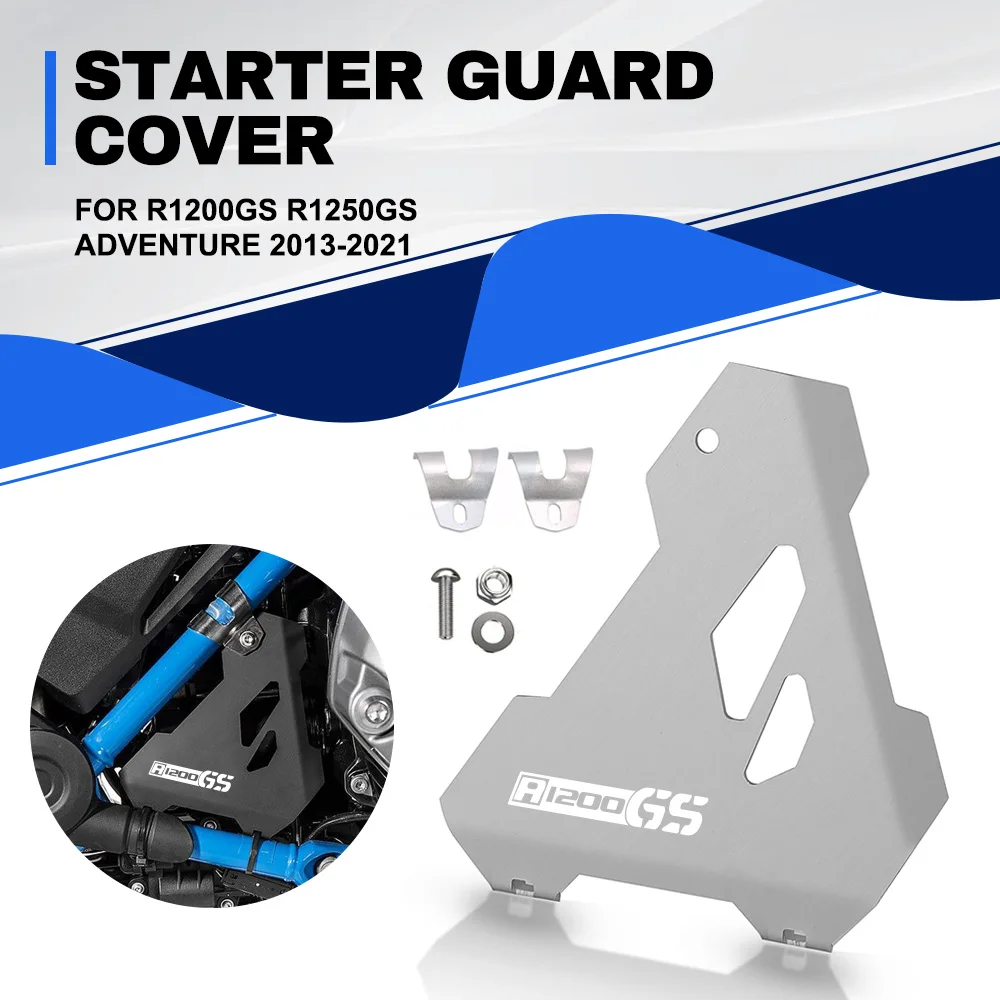 

Motorcycle Starter Guard Protector Cover FOR BMW R1200GS R1250GS Adventure 2013-2018 2019 2020 2021 R1250R ALL YEAR Accessories