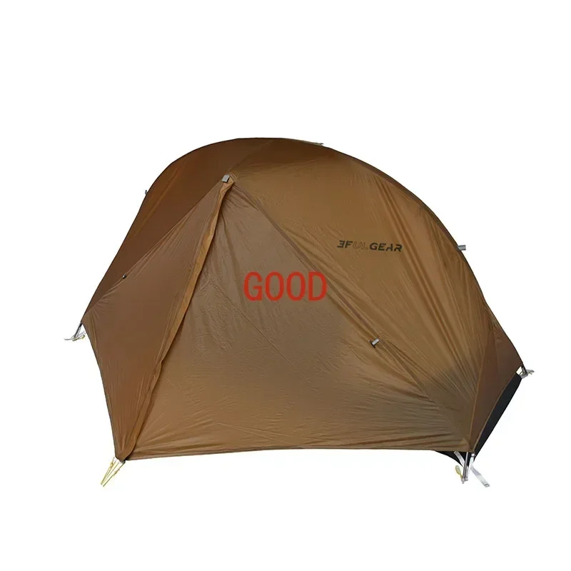 PIAOYUN-Light Weight Camping Tent, Silnylon Tent, 3 Season, 4 Season, 15D, NO-SEE-UM Net, 1 Person, 3 Season