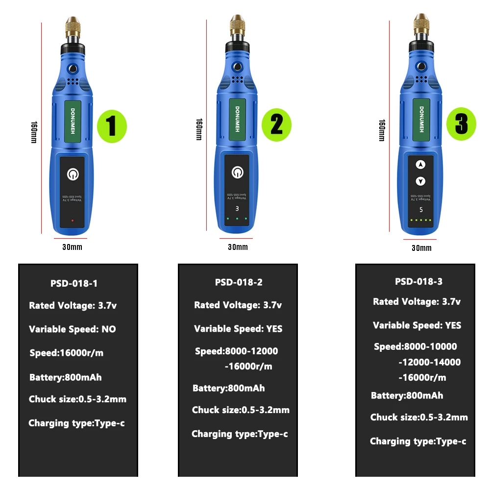 Mini Wireless Drill Engraving Polishing USB Rechargeable  Cordless Rotary Tool Kit Woodworking Engraving Pen DIY Dremel Tools