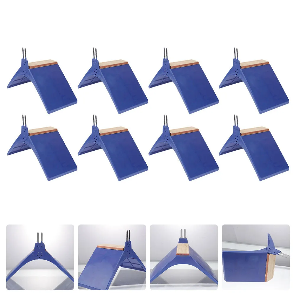 

8Pcs Pigeon Rest Frame Plastic Perch Stand Durable Lightweight Portable Roost Rack for Cage Bird Supplies Plastic Pigeon Perch