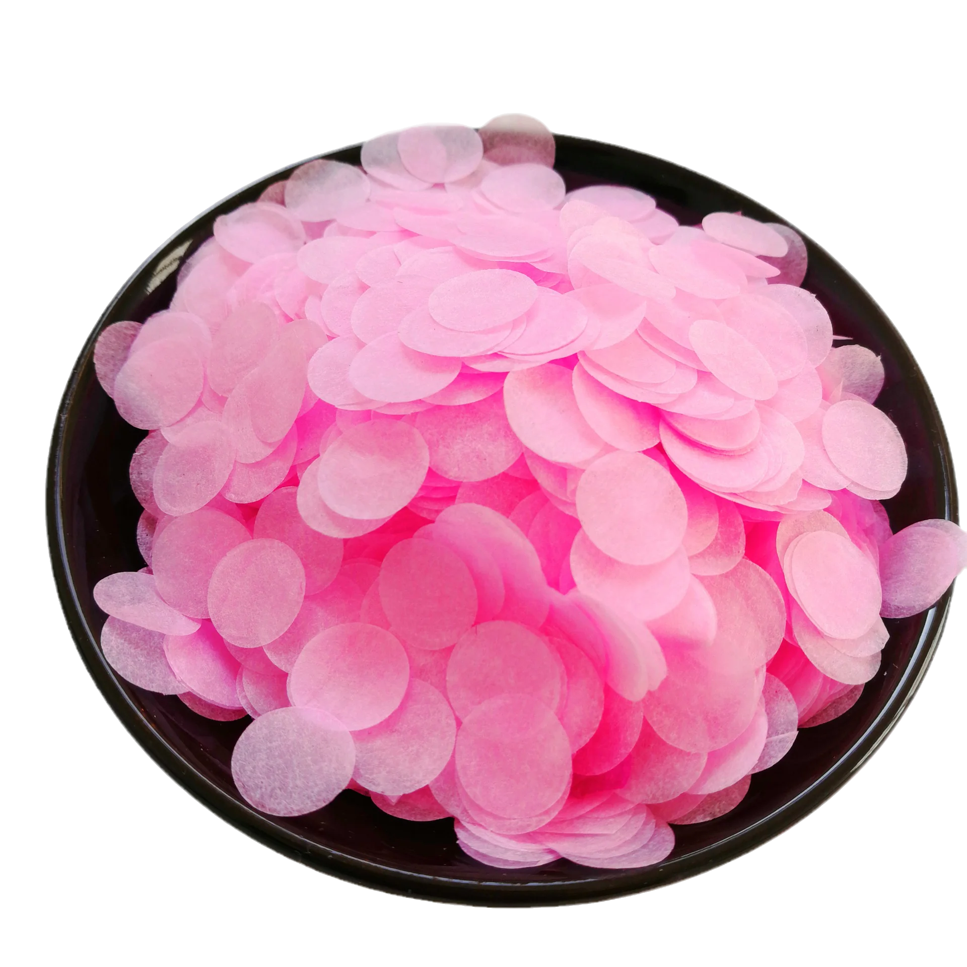 30g Confetti Colorful Tissue Paper Biodegradable Confetti Pink Circles Recyclable Birthday Wedding Red Blue Black