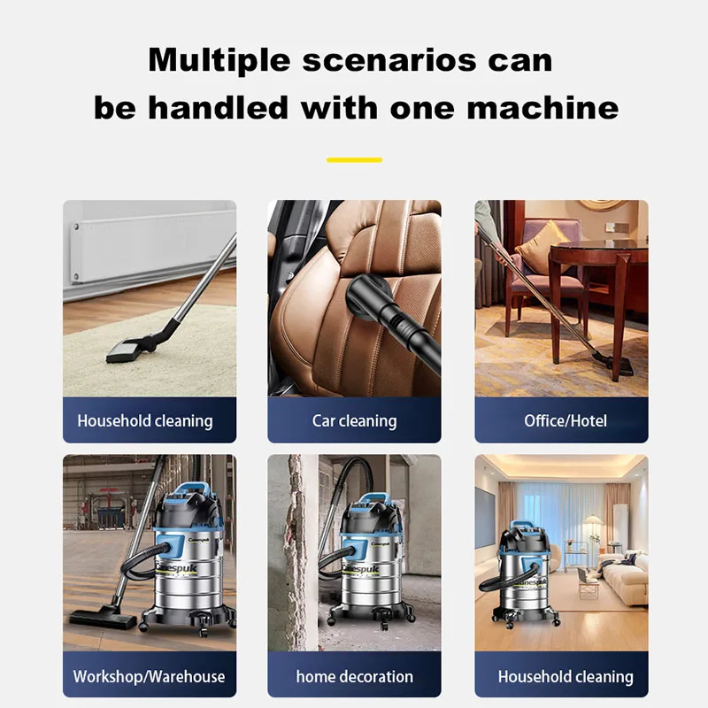 家庭用工業用掃除機,大吸引,強力で高出力,ウェットとドライ,美容と縫製,40l