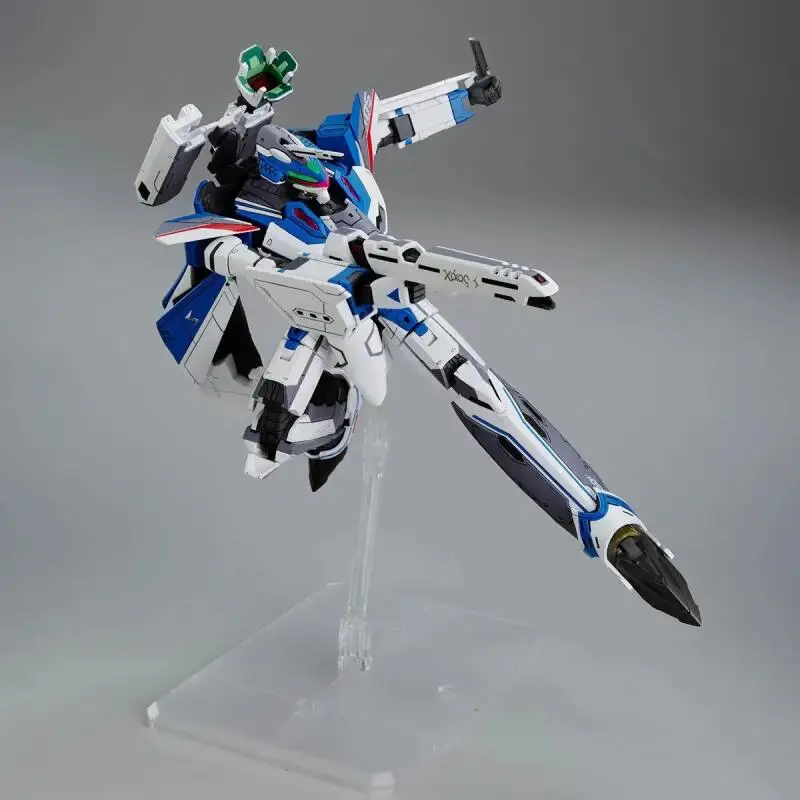 Genuíno novo e fechado bandai banpresto macross delta hayate immelmann anime figuras de ação modelo decoração ornamentos