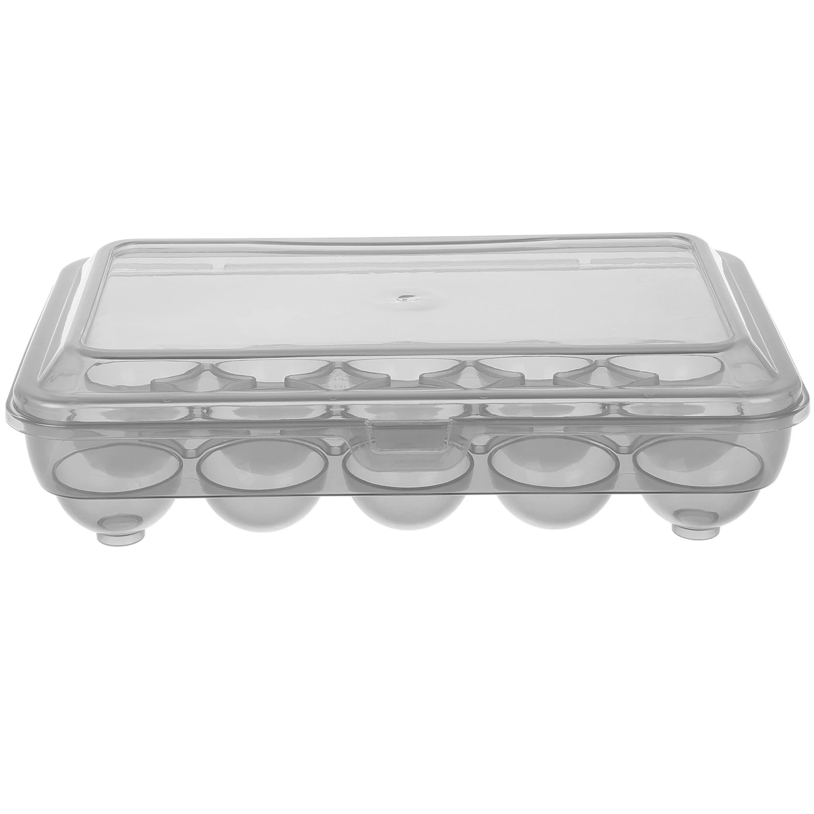 

Stackable Egg Storage Container for Fridge Flip Top Egg Tray Plastic Organizer for Fresh Eggs Kitchen Supply Case