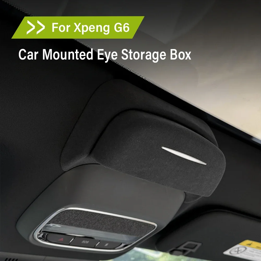 

For Xiaopeng G6 Xpeng G6 2023 2024 Car Glasses Case Car Sunglasses Storage Box Car Roof Storage Interior Modification