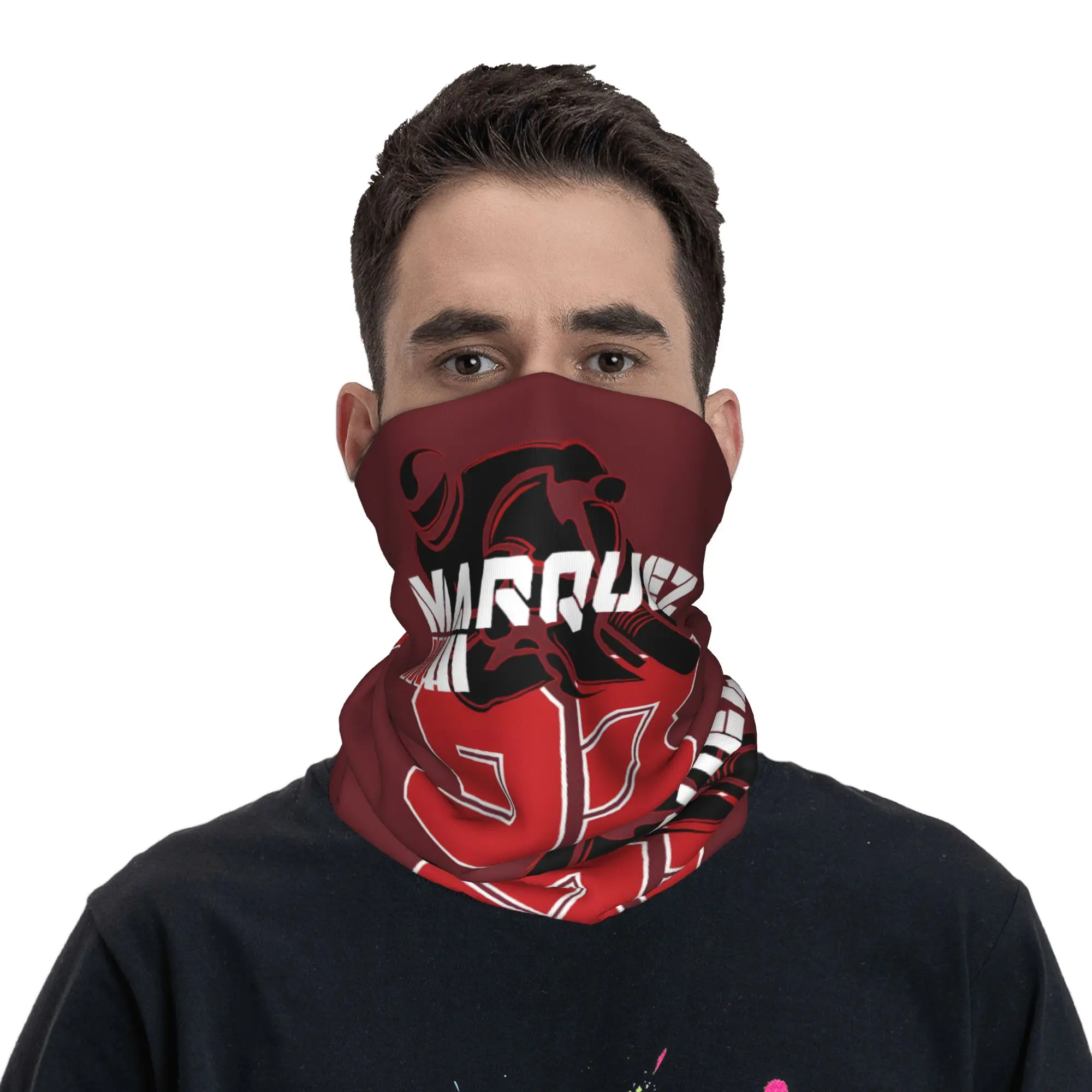 Custom M-Marced Motor 93 Bandana Neck Gaiter for Ski Camping Women Men Wrap Scarf Motorcycle Balaclava Warmer