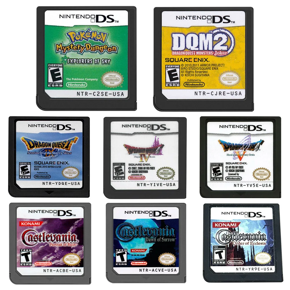 Playing Card Birthday Gift Card Game Fans Gift Authentic DS Games Card Special Collection Fit for 3DS/3DS NDSi/NDS