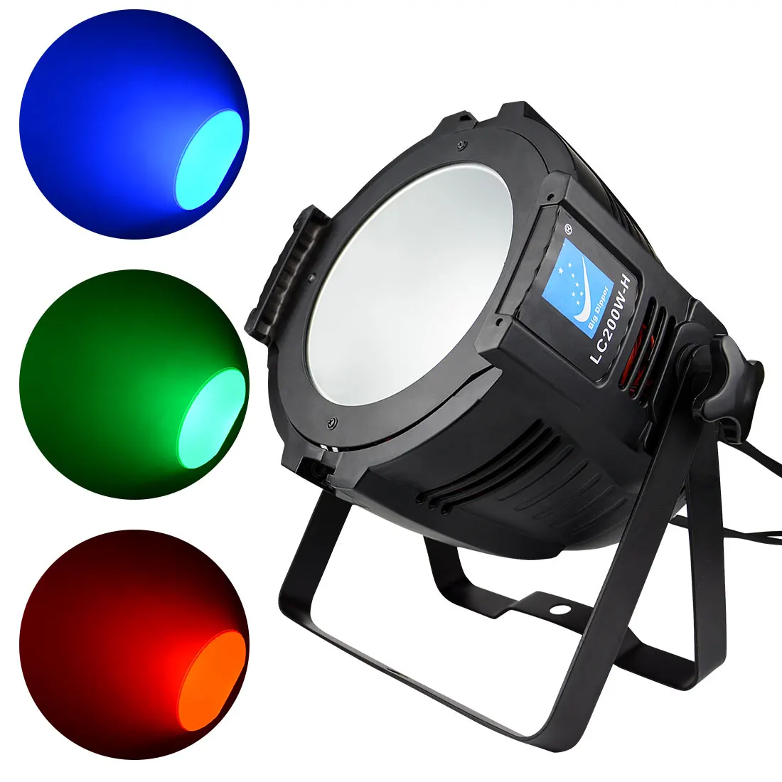 

Big Dipper LC200W Par Light RGB Full Color 200W COB 3 IN 1 LED Party Light DMX Disco Stage Light