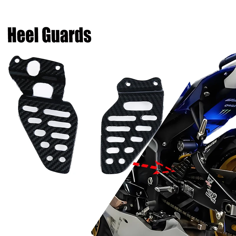 For YAMAHA YZFR6 R6 2017-2019 2020 2021 Carbon Fiber Retrofit Part Front Fairing Fender Side Panels Cover Motorcycle Accessories