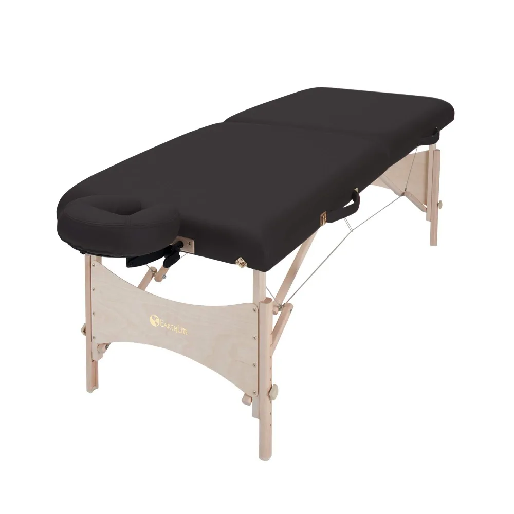 Table de massage portable pliable, physiothérapie, étirement, érable dur, confort aquatique supérieur Berceau et étui de transport pour le visage