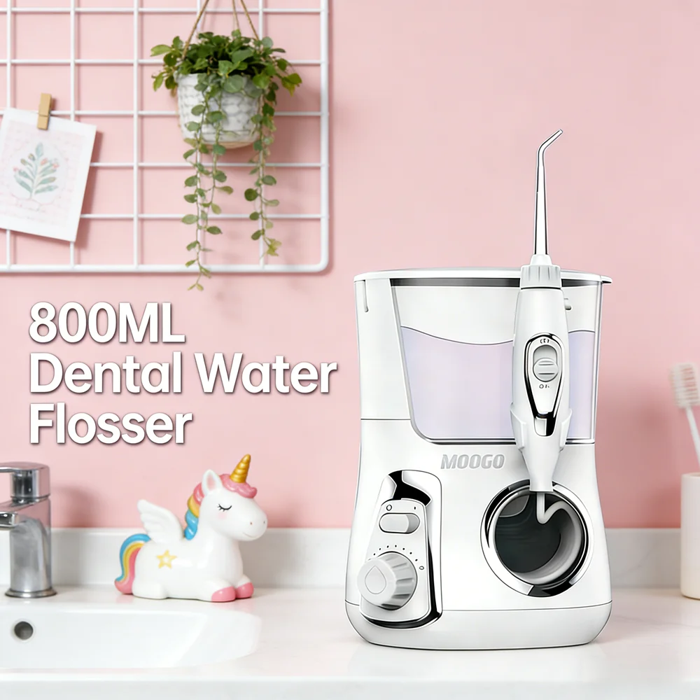 

Настольный стоматологический водоструйный ирригатор для домашнего использования, 10 режимов, 5 сменных насадок, профессиональный спа-иригатор для ухода за полостью рта для зубов и