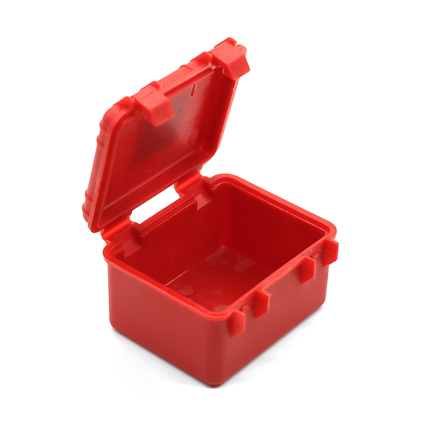 

A13Q-6Pcs Plastic Rc Car Storage Box Decoration Tool For Traxxas Trx4 Axial Scx10 90046 D90 1/10 Rc Crawler Accessories Red