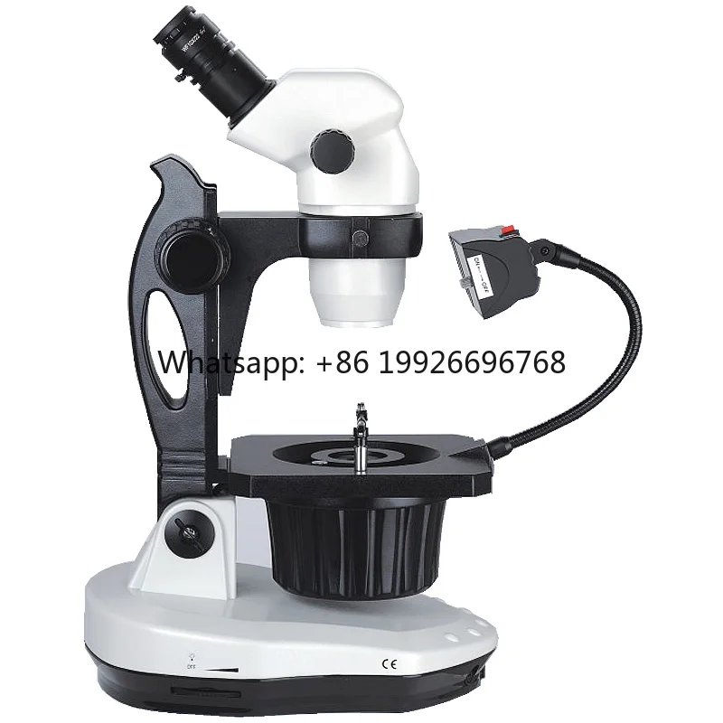 

A24.0901-B 0.67~4.5x Binocular Stereo Gemological Jewelry Microscope Gemstone CE Certified 3-Year Warranty