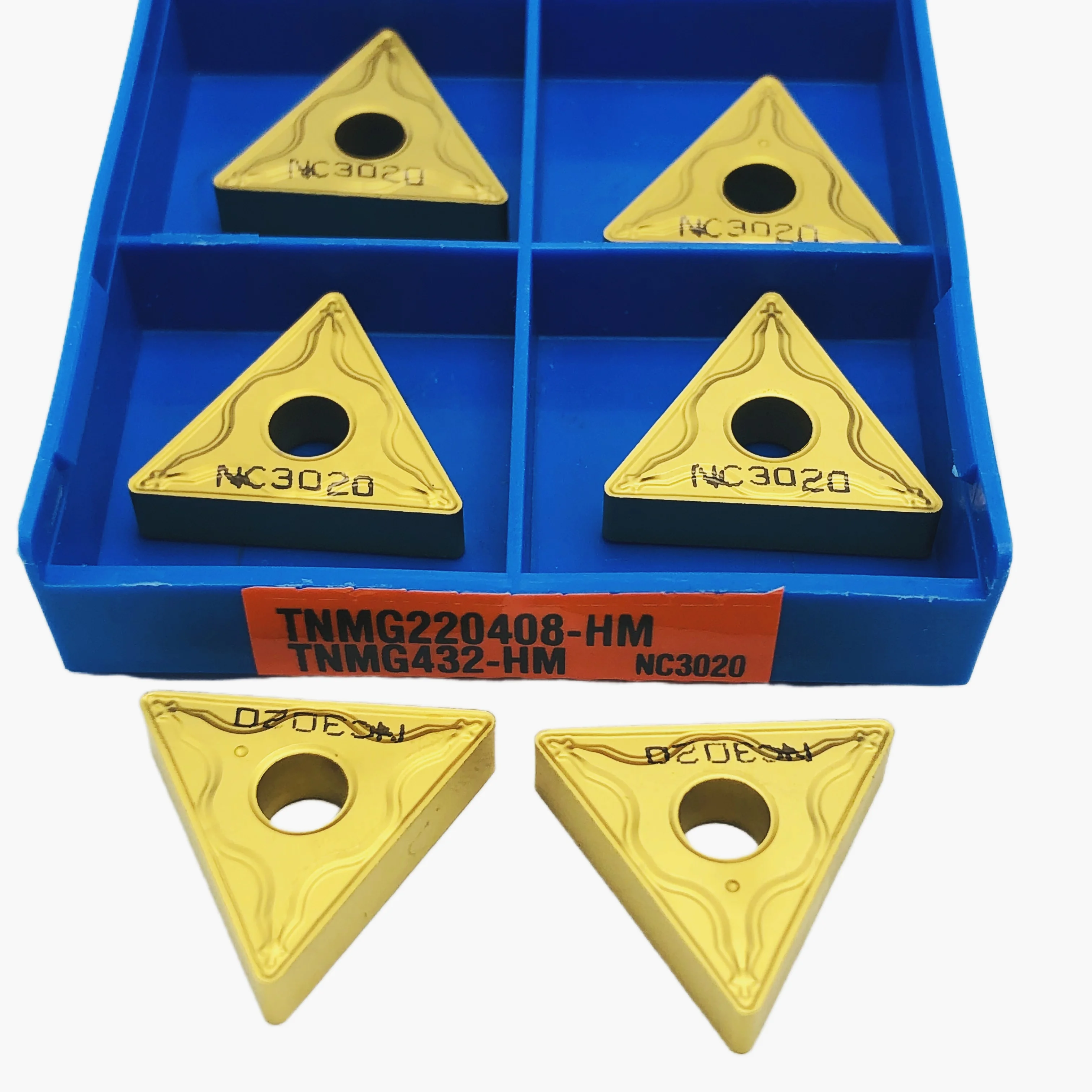 Hoja de aleación dura de acero inoxidable, 10 piezas, TNMG220404-HM, TNMG220408-HM, alta calidad, TNMG220404 220408 PC9030 NC3020