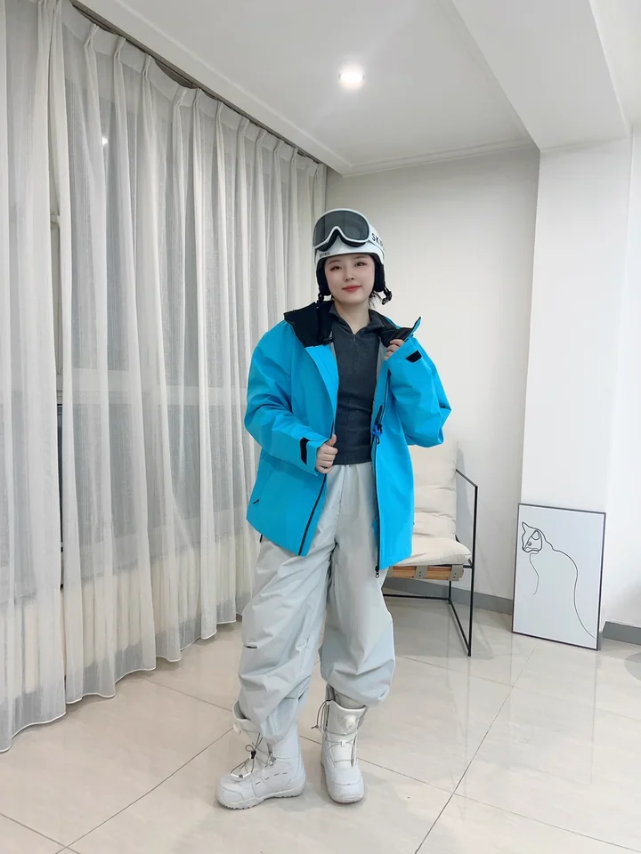 John Snow Neue Winter-wasserdichte Damen- und Herren-Skihose, atmungsaktiv, winddicht, Schneehose, Outdoor, männlich und weiblich, Snowboardhose – Detail 1