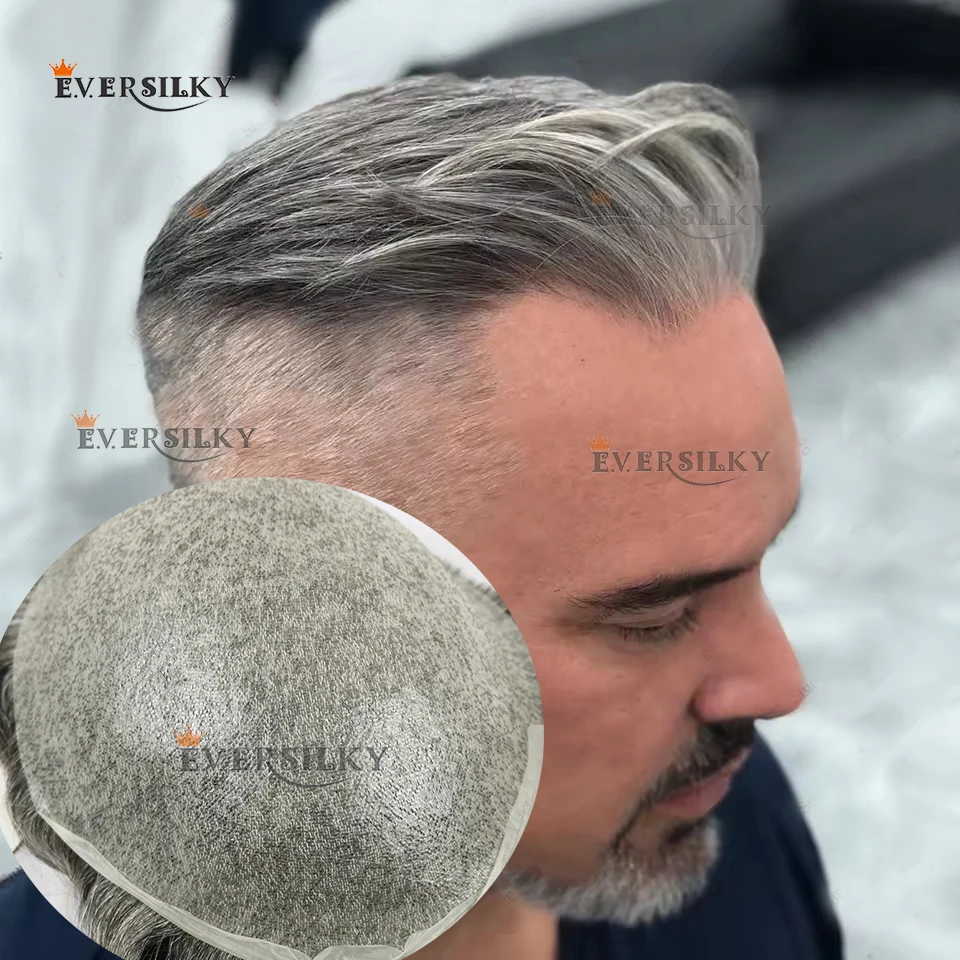 

Ultra 0.02mm Thin Micro Skin Base Men's Toupee 100% Human Hair Brown Grey 1b80 1b50 Blonde #20 #613 Capillary Prosthe Hairpiece