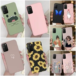 For Xiaomi Poco M3 Case Tpu Ultra Thin Frosted Silicone Phone Soft Case For Poco M3 Pro Cover Xiaomi PocoM3 Poco M 3 Case Bumper
