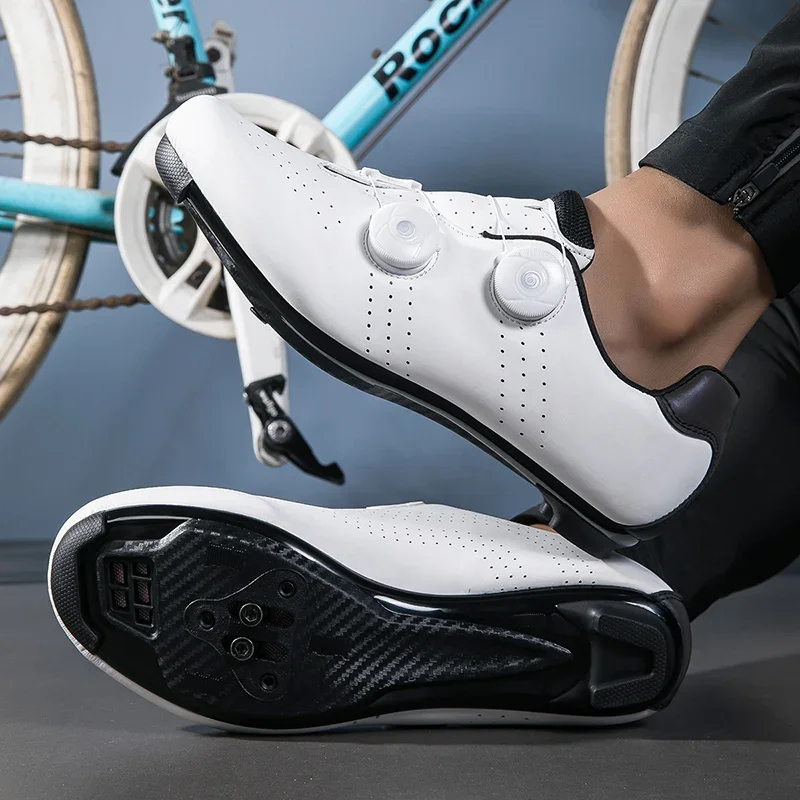 MTB-Radschuhe für Herren, Cleats-Schuhe, Flachpedal-Fahrradschuhe, Speed-Cycling-Sneaker, Mountainbike-Schuhe, SPD-Rennschuhe – Detail 13