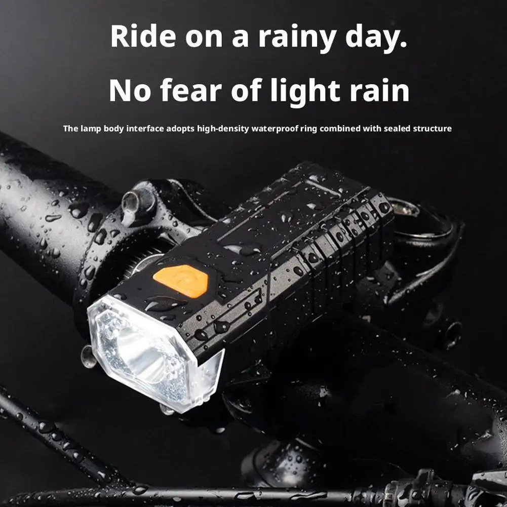 Bike Light 400Lumen Type-C Charging LED Cycling Front Lamp Headlight 3 Modes MTB Road Flashlight Bicycle Light Accessori ﻿