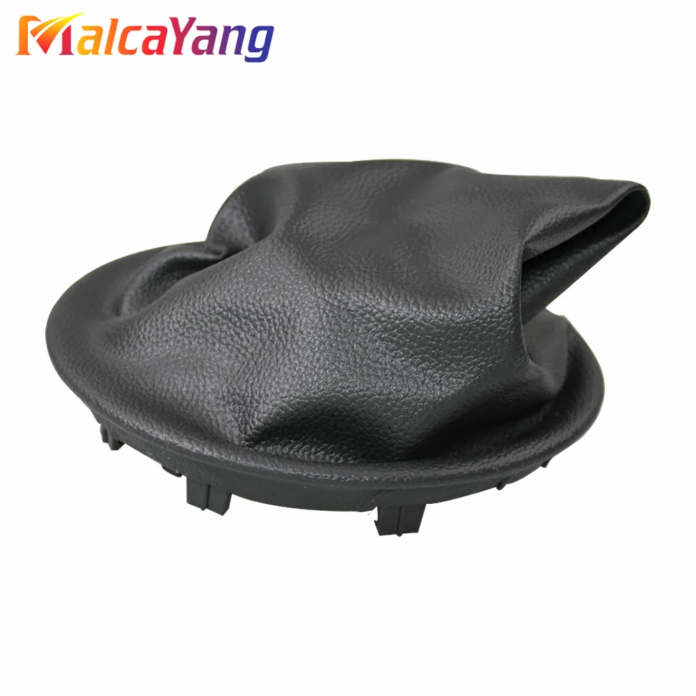 Black Stitch Gear Stick Gaiter Gaitor Boot Cover Pu Leather For Citroen Berlingo Peugeot Partner 1996-2008