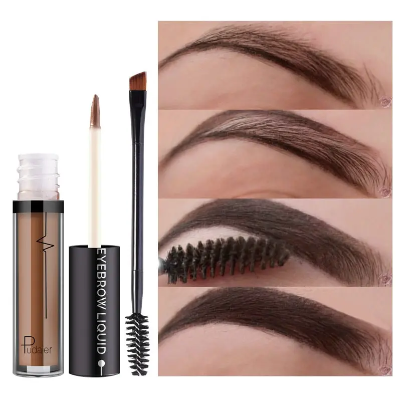 PUDAIER Long-Lasting Eyebrow Styling Cream Waterproof Sweatproof No Blooming Brow Enhancers Kits Semi-Permanent Brows Gel