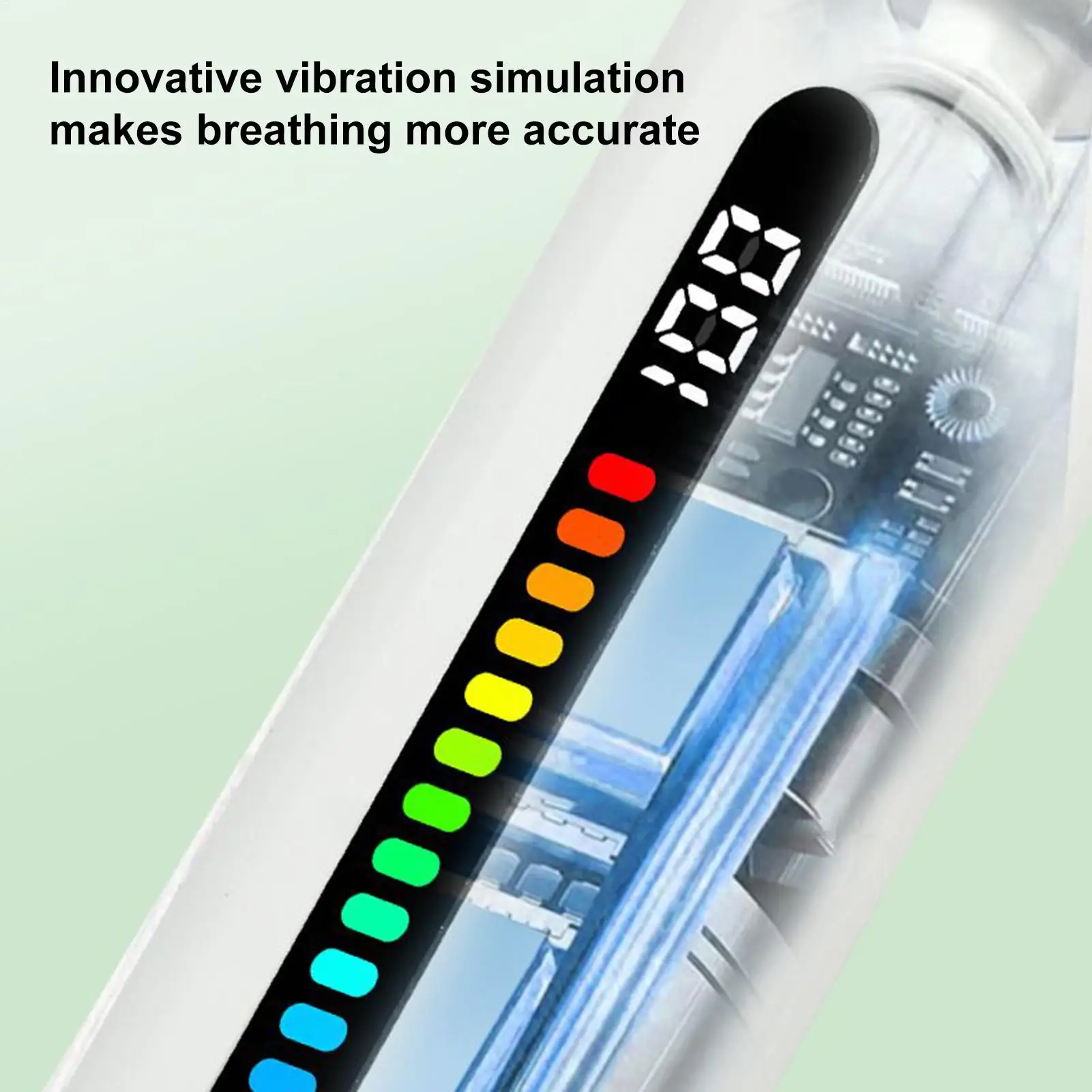 Portable Breathing Trainer Yoga Breathing Trainer Ergonomic Lung Training Tool For Adults Seniors Children Cardio Workout Gym