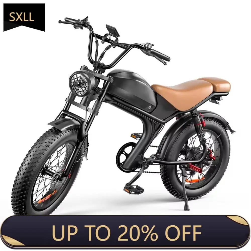 

SXLL Высокоскоростной горный электрический велосипед 1000 Вт 48 В 20 дюймов внедорожный электрический велосипед электрический городской велосипед