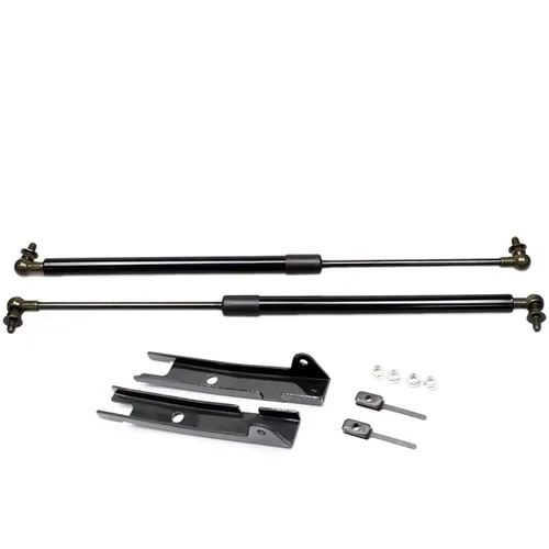 Imagen 2 del producto Para Toyota Hilux SR5 2015-2023 4x4 accesorios de recogida capó delantero puntales de Gas de fibra de carbono soporte de elevación amortiguador resorte de choque