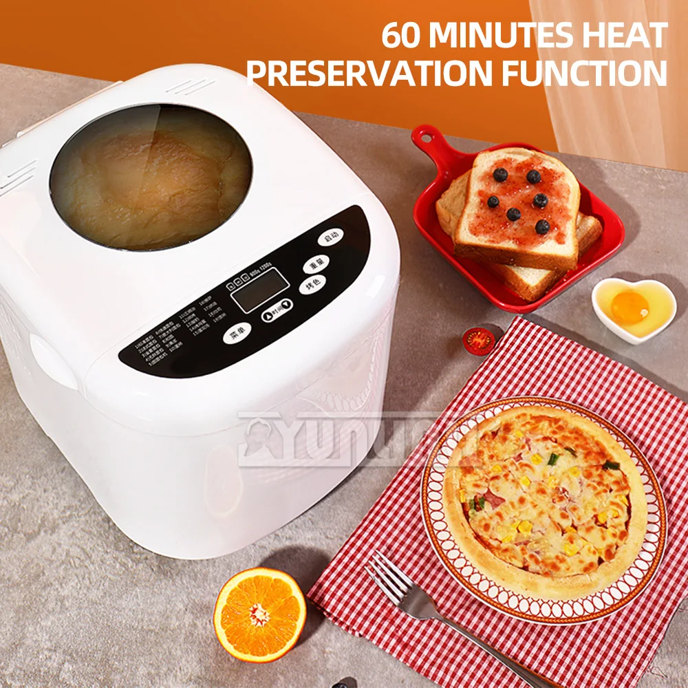 Automatic Multifunction Bread Maker Household Intelligent Dough Mixer Kitchen Cooking Appliances