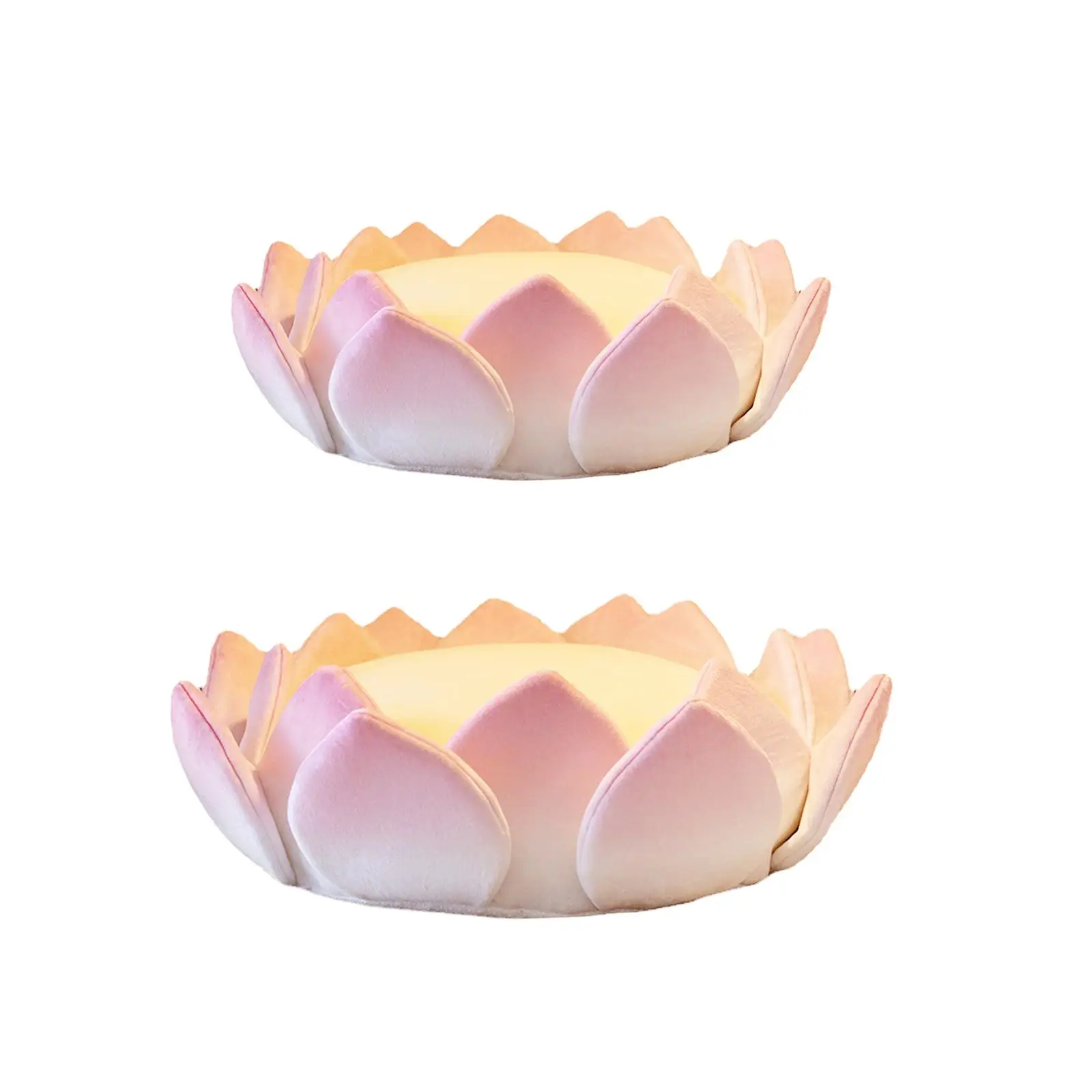 Lotus Flower Shaped Cushion Detachable Floor Pillow Floor Seating Cushion Meditation Cushion for Party Sofa Sitting Yoga