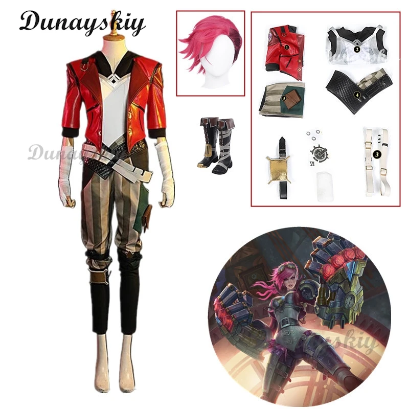 

Костюм для косплея из аниме «LOL Acrane Vi»