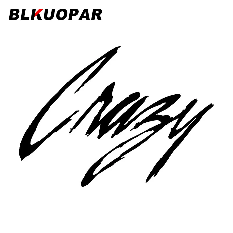 BLKUOPAR Crazy Car Stickers Fashion Personality Decals Scratch-Proof Die Cut Fashion Waterproof Motorcycle Fuel Tank Cap Styling