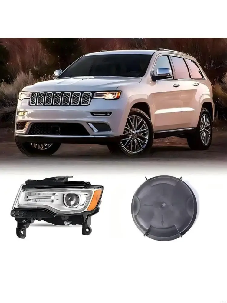 Xenon Headlight Dust Cover Cap Replacement, Rear Waterproof Seal Cover With Black Round Design for Headlight Maintenance and