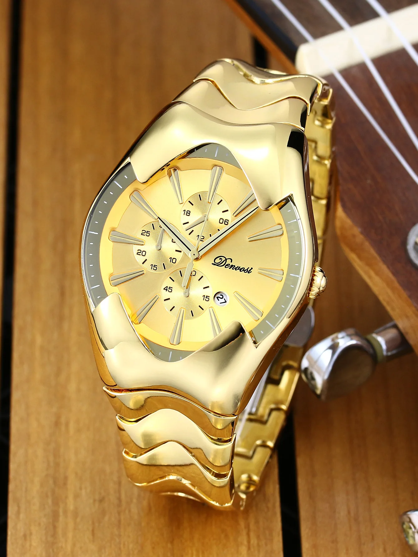 New Men's Sport Watch Premium Feel Business Waterproof Watch Durable Timepiece for Active Men