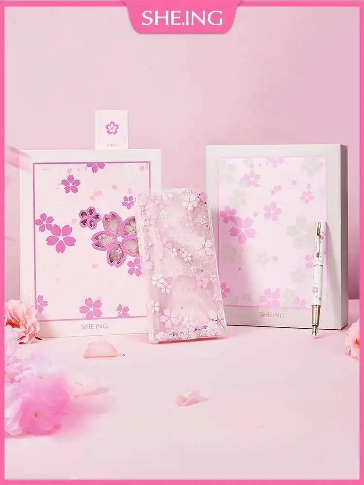 

SHE · ING S123 Zhiying Fountain Pen Set Gift Box, Ladies' High-end Exquisite Gift, Valentine's Day Gift