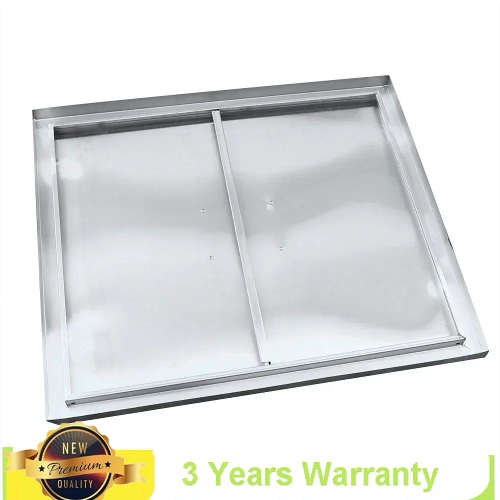 304 Roestvrij Staal Corrosiebestendig Dubbele Deuren Muur Opknoping Keukendeur Buitenkast Home Improvement 24*28*0.4 inch