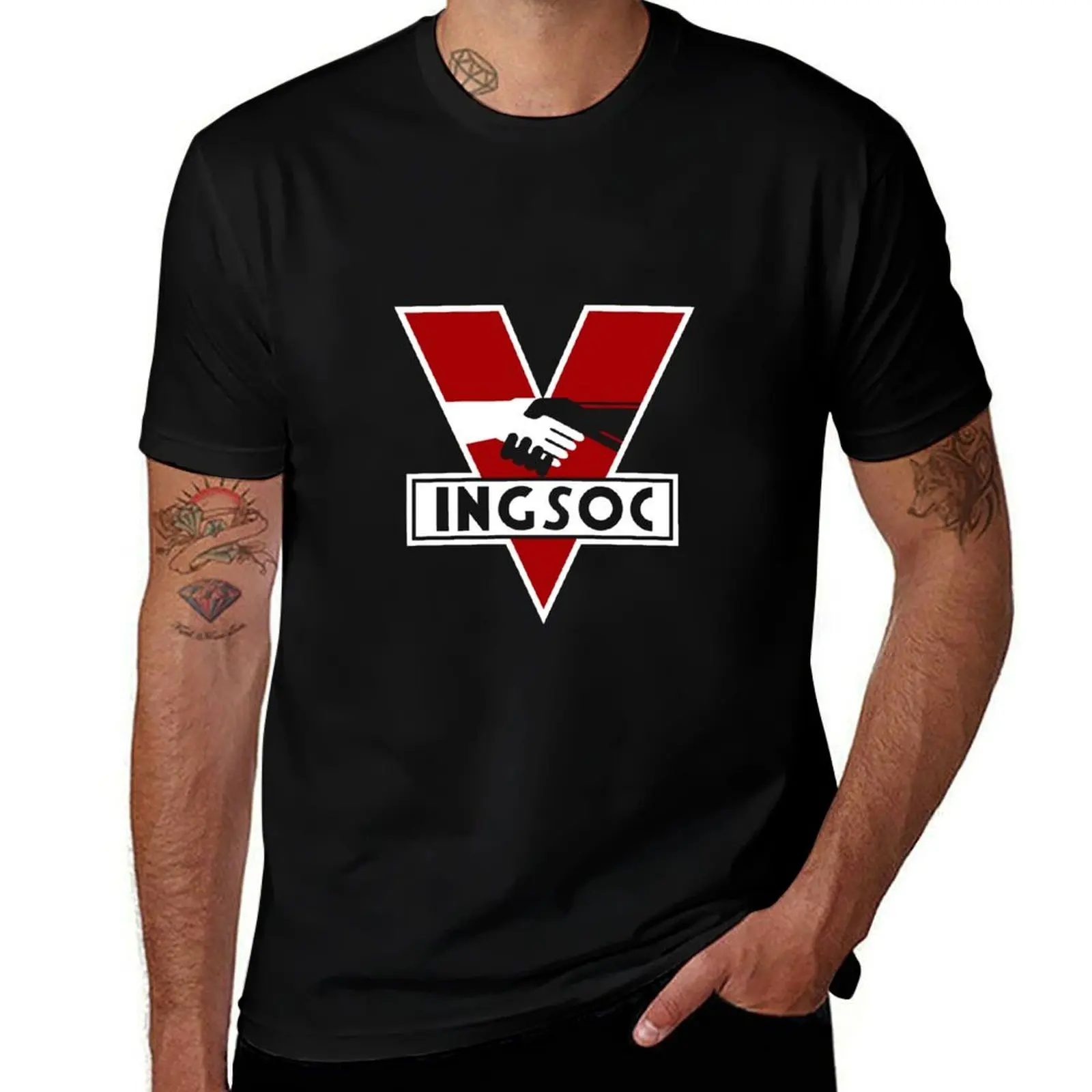 

IngSoc logo from 1984 T-Shirt graphic t shirts for man t shirts for man cotton anime t shirts for man T-shirt