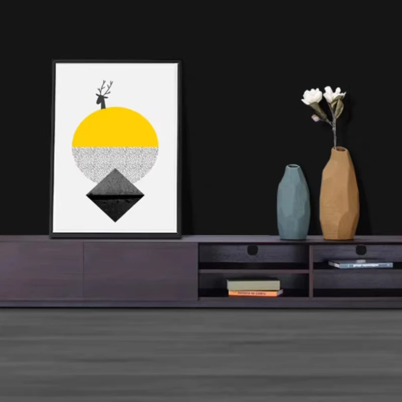 

Итальянские минималистичные тумбы под телевизор в скандинавском стиле, современные тумбы под телевизор с эффектом копчения, лакированные, прочные, для дома, Tavolino Per TV ZY40DSG