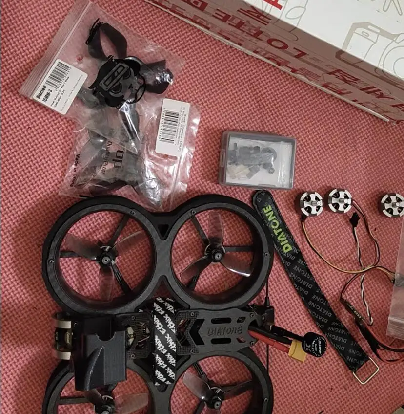 DIATONE MXC TAYCAN DUCT 3INCH FPV Racing Drone w F722 MINI Flight control 4-6s ESC 30A 1507 T-motor TBS UNIFY PRO32 HV Nano RX